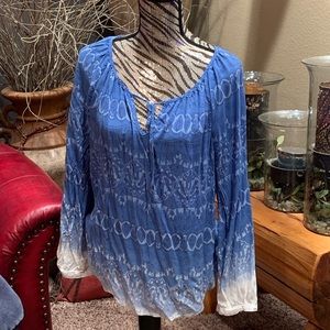 Como Vintage Tops - Blue paisley blouse Como Vintage Tops - Blue paisley blouse